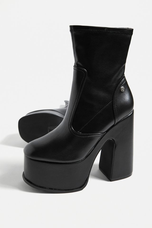 Shelly's London Black Edge Platform Boots #4