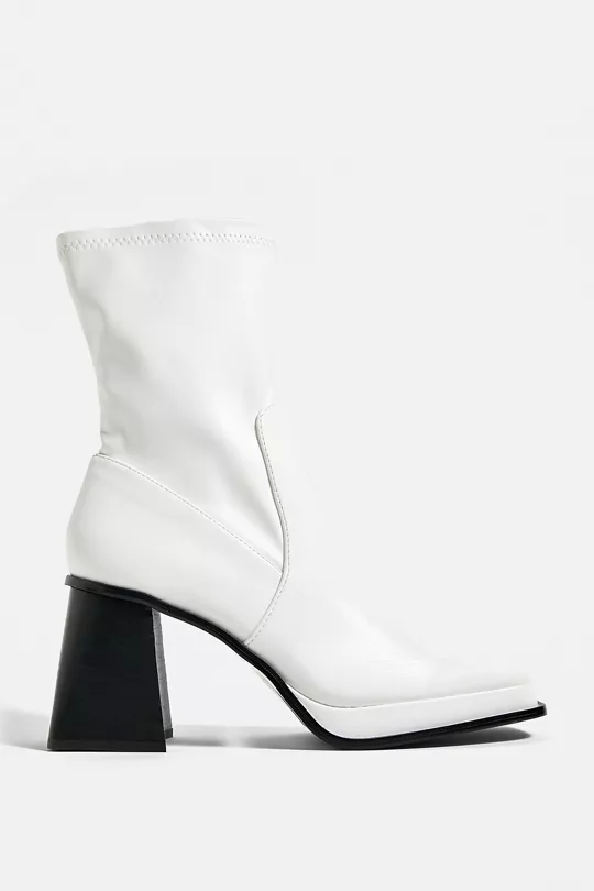 urban outfitters Shelly's London Patent White Jupiter Boots