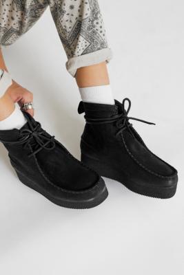 Clarks wallabee craft black hotsell