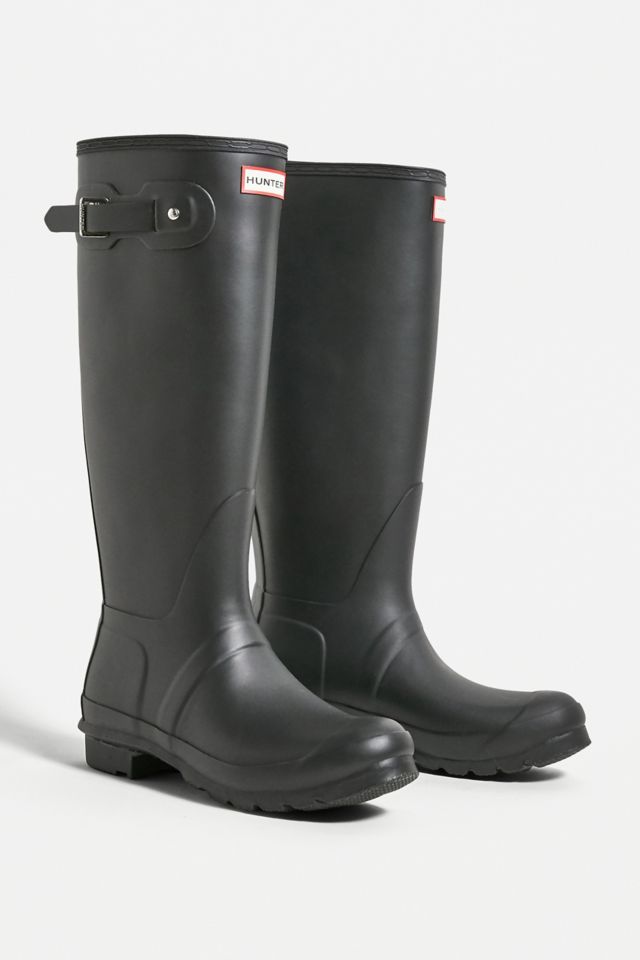 Hunter Black Original Tall Wellington Boots | Urban Outfitters UK