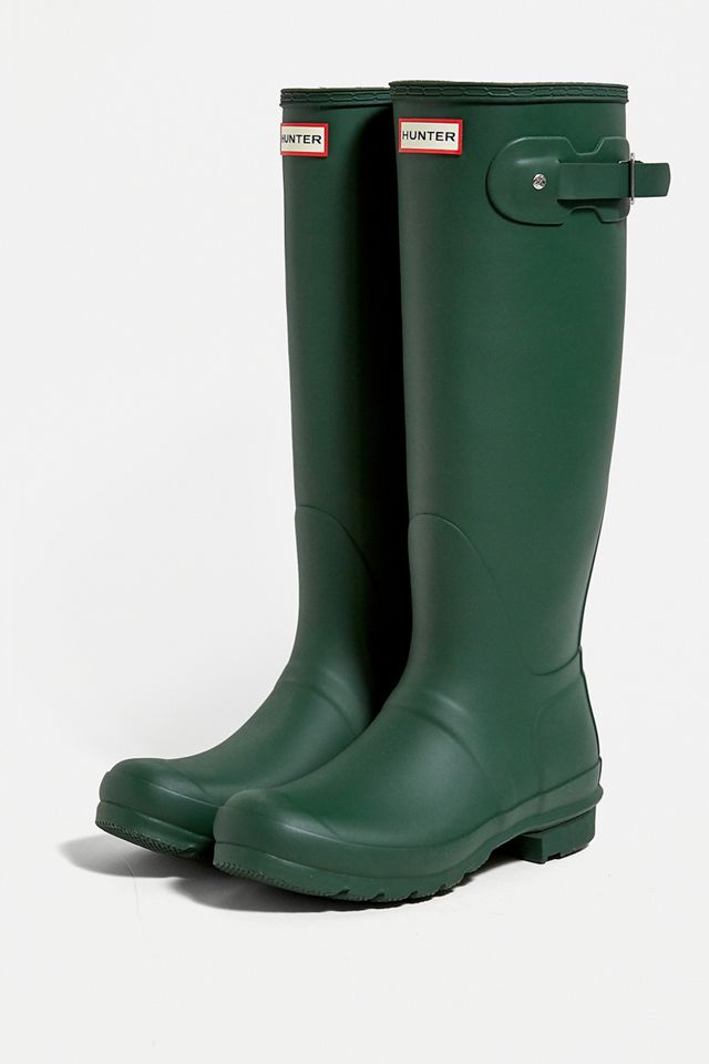 Hunter Green Original Tall Wellington Boots #1