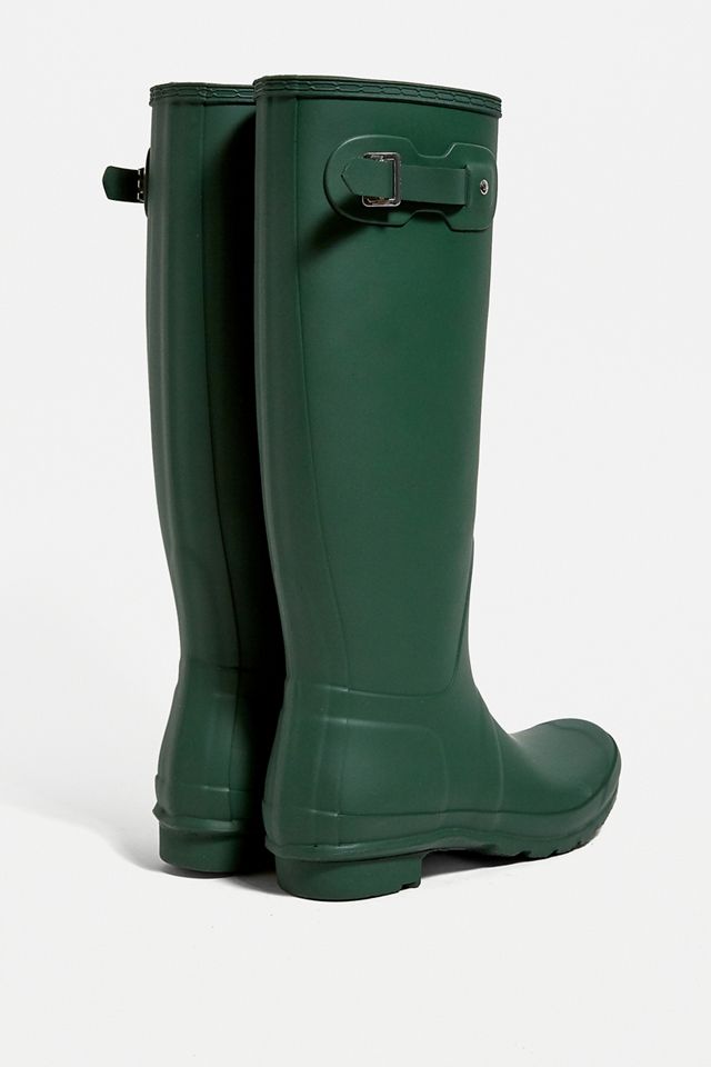 Hunter Green Original Tall Wellington Boots #5