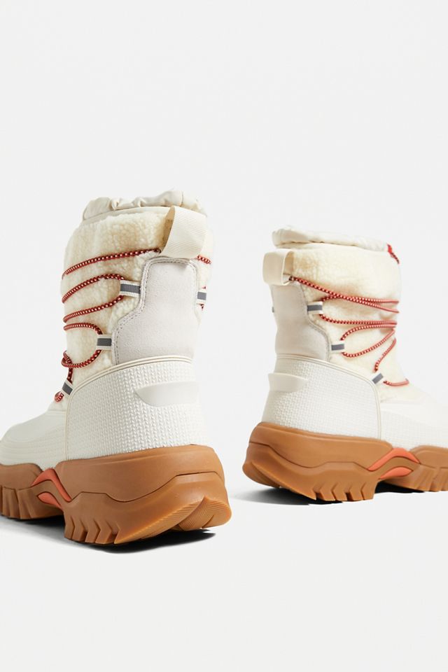 ブーツその他 HUNTER WOMEN Shearling Insulated Short  Boots White Will Hunter Wanderer Shearling Insulated Short Snow Boots | Urban