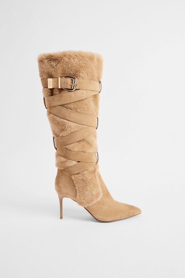 Steve Madden Tan Lakefront Kniehohe Stiefel #1