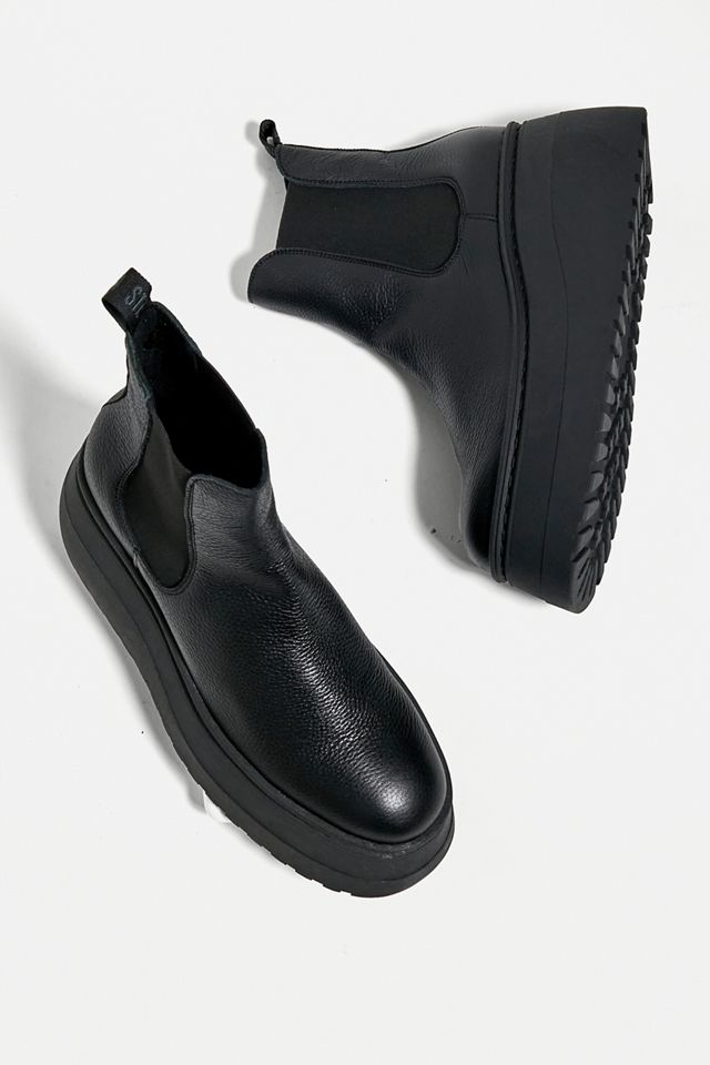 Steve Madden Stivali Pegasus Chelsea in Pelle Nera #5