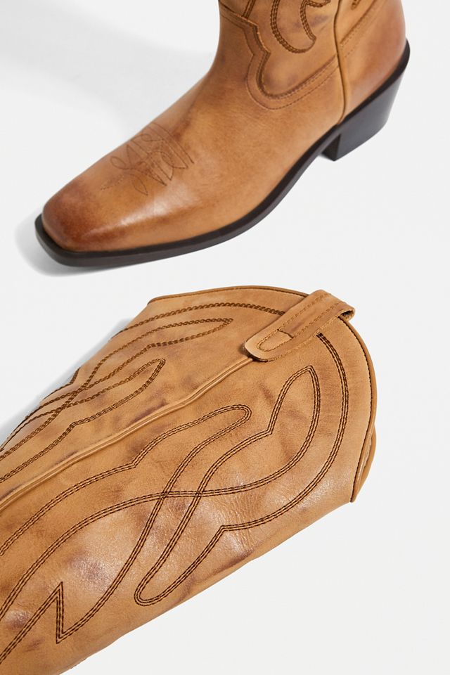 Botas UO Cassidy Western de Cuero Marrón #4