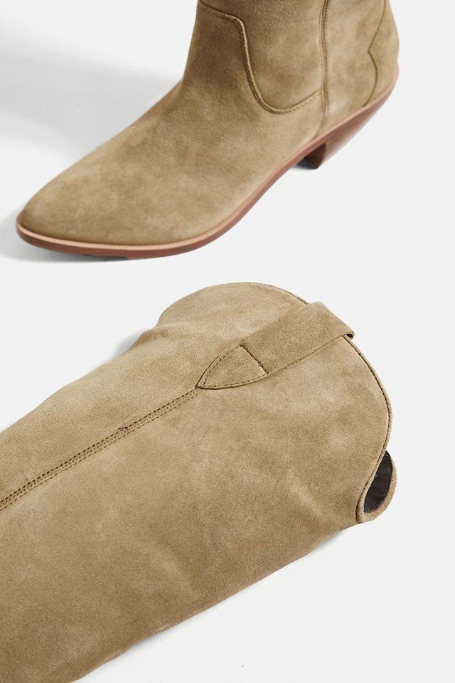 UO Sierra Suede Taupe Western Boots #4