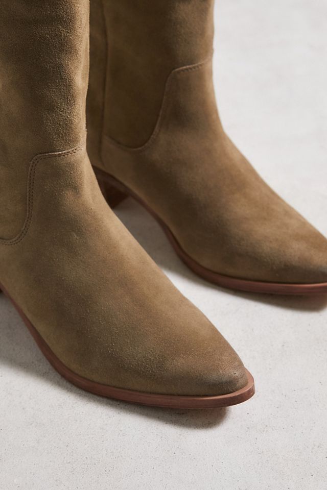 UO Wild Western Oiled Suede Boots  #4