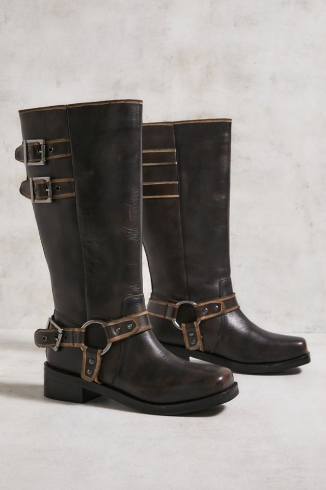 Soft hot sale biker boots