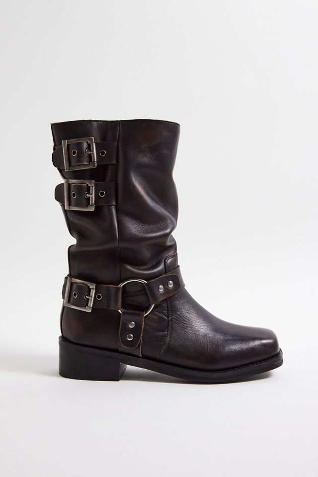 UO Ryder Leather Ankle Boots #1