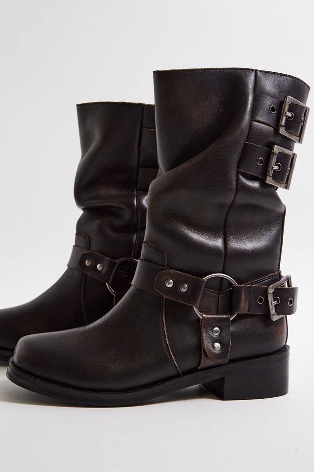 UO Ryder Leather Ankle Boots #3