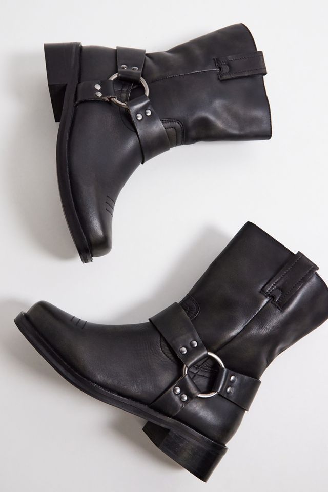 Bottine en cuir moto UO #4