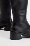 BDG Black Pull-On Leather Boots