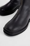 BDG Black Pull-On Leather Boots
