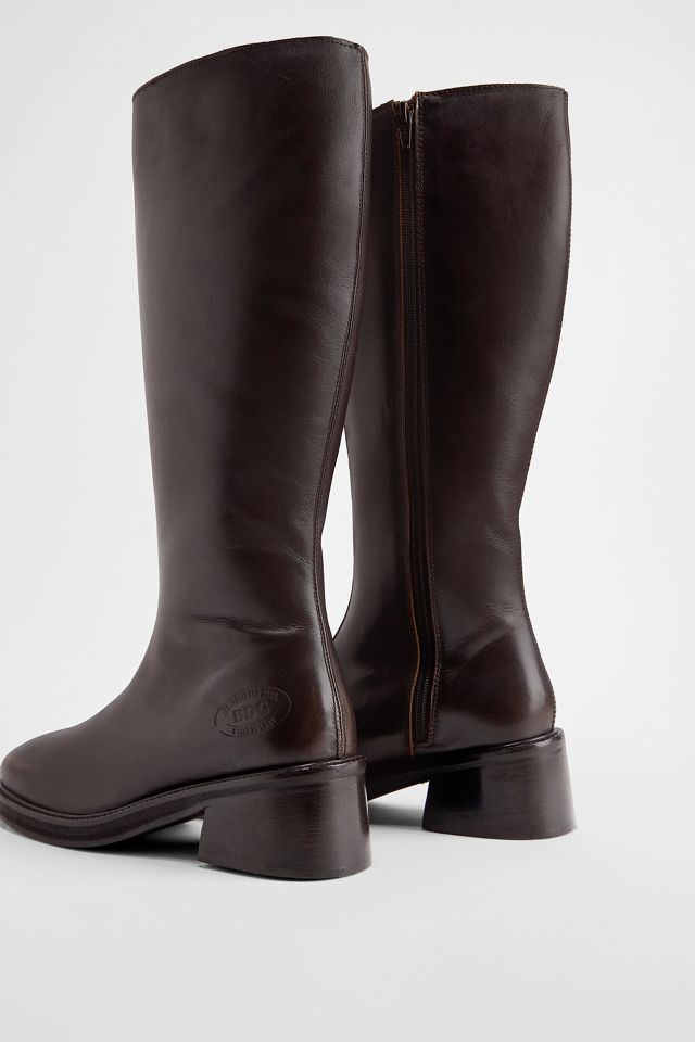 Bottes hautes en cuir BDG marron #3