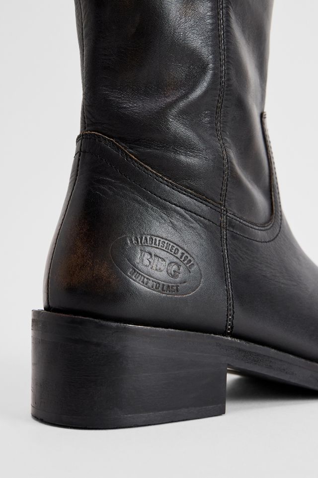 UO Black Leather Rodeo Western Boots
