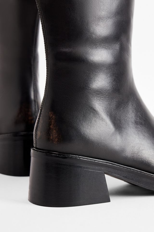 BDG Bottes hautes en cuir noir #4