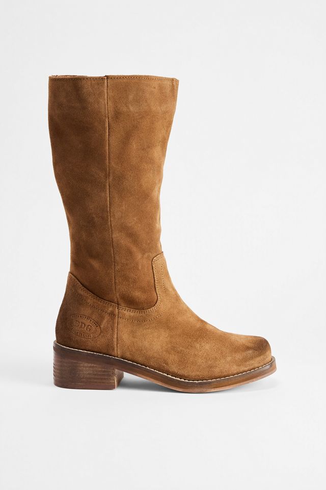 BDG Hellbraune Wildleder-Schlupfstiefel #2