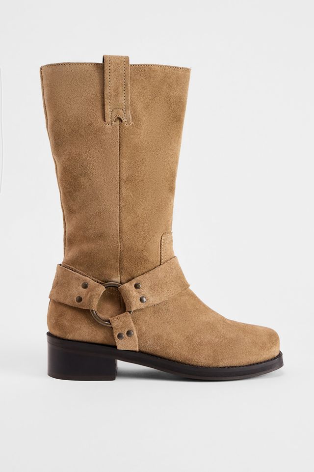 Botas de Gamuza Moto Marrón BDG #2