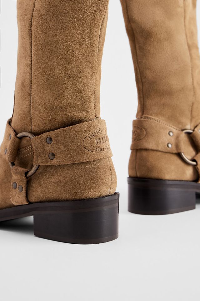 Botas de Gamuza Moto Marrón BDG #4