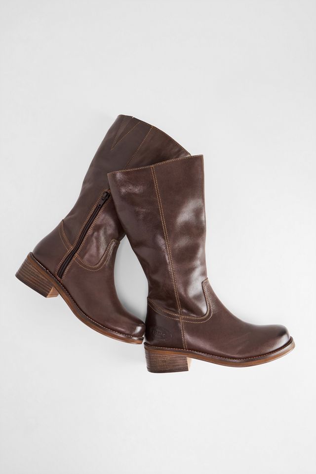 Stivali in Pelle Pull-On Marrone Scuro BDG #1