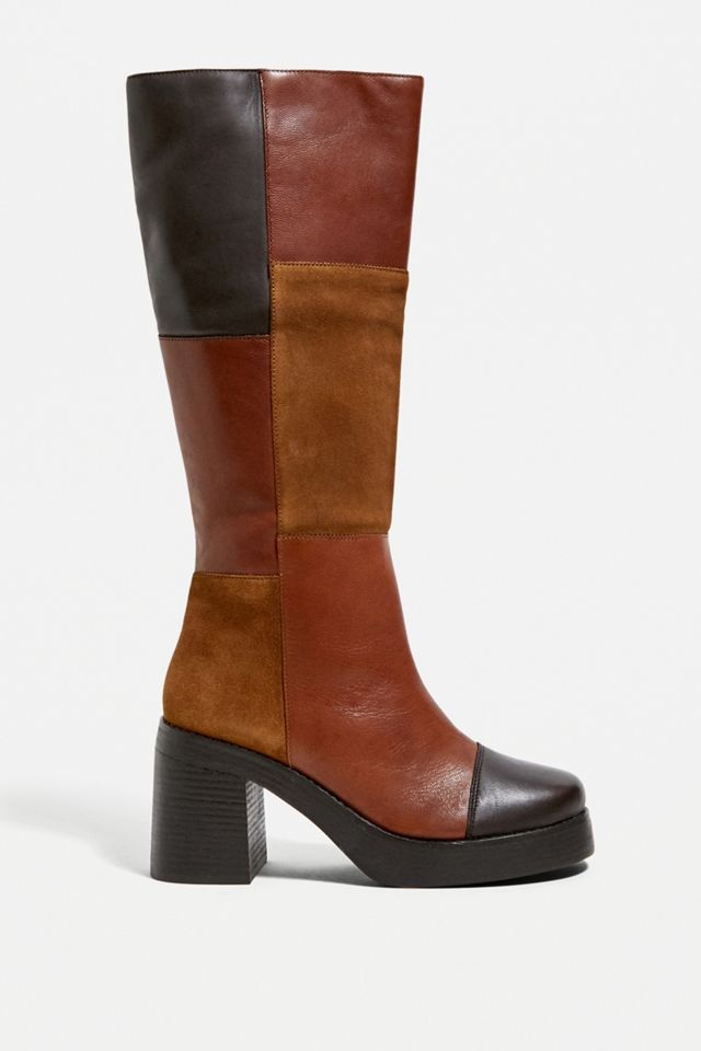 UO Bibi Patchwork Knee-High Boots #2