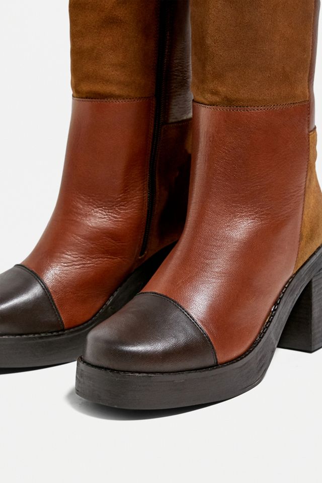 UO Bibi Patchwork Knee-High Boots #3