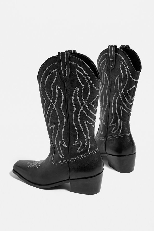 UO Cass Western Black Boots  #3