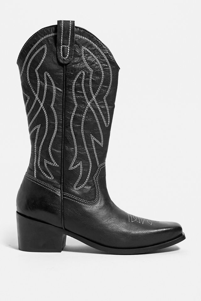 UO Cass Western Black Boots  #5