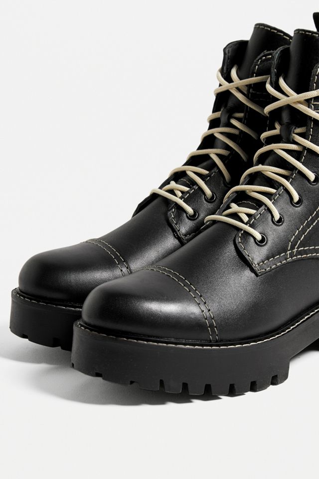 UO Juliette Lace-Up Leather Boots #1