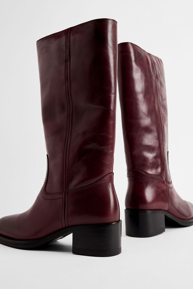 Botas de Cuero Ky-Ley Pull-On Burgundy de BRONX #3