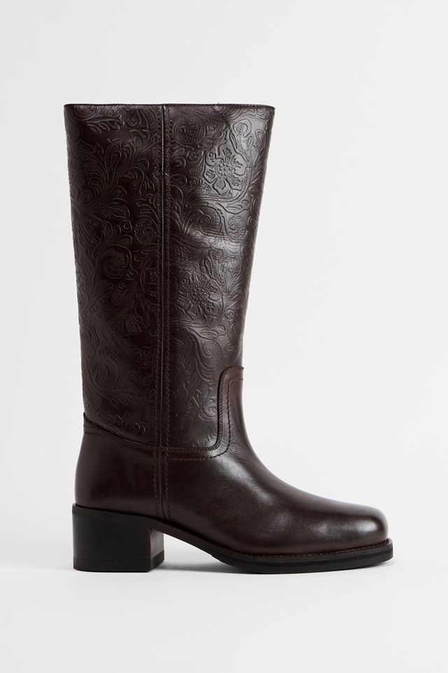 BRONX Brown Ky-Ley Pull-On Leather Boots #1