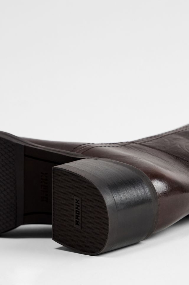 BRONX Brown Ky-Ley Pull-On Leather Boots #3