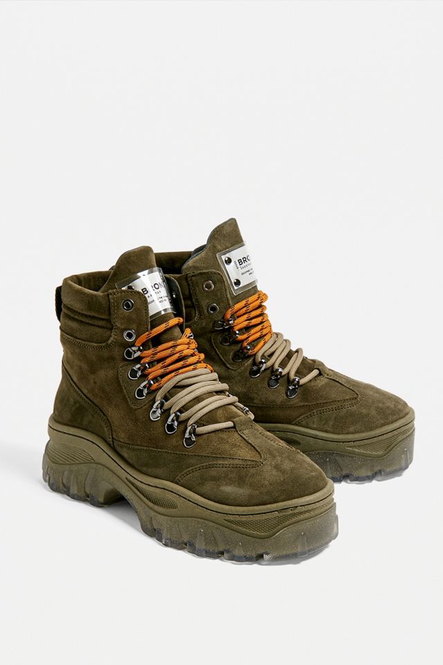 Bronx – Globige Stiefel „Jaxstar‟ in Khaki #1
