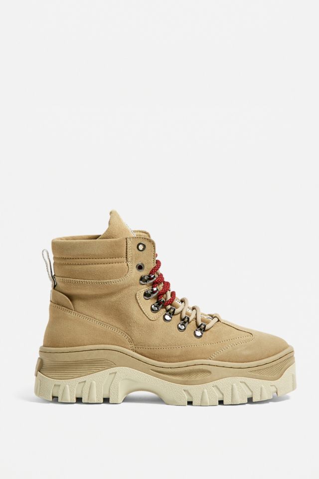 Bronx taupe suede chunky hiker boots sale