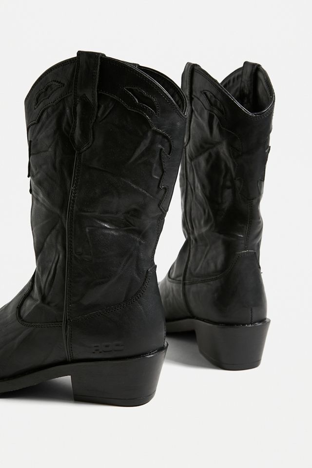 ROC Indio Black Vintage Western Boots #3