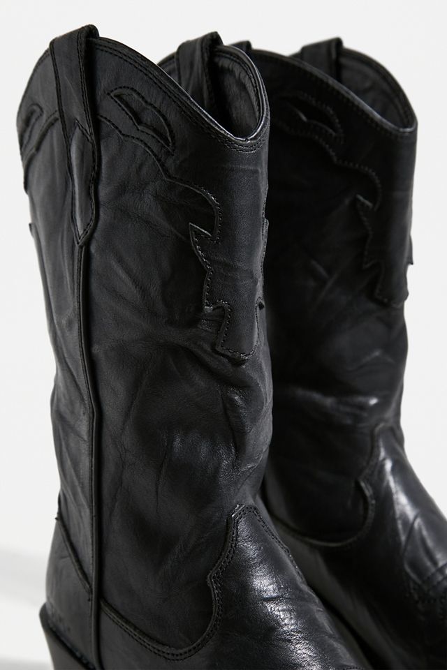 ROC Indio Black Vintage Western Boots #5