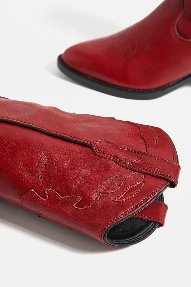 ROC - Bottes western Indio vintage rouge #4