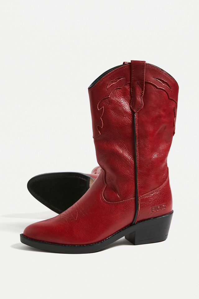 ROC - Bottes western Indio vintage rouge #5