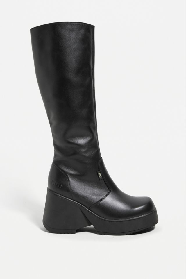 ROC Black Pharaoh Knee-High Boots | Urban Outfitters UK