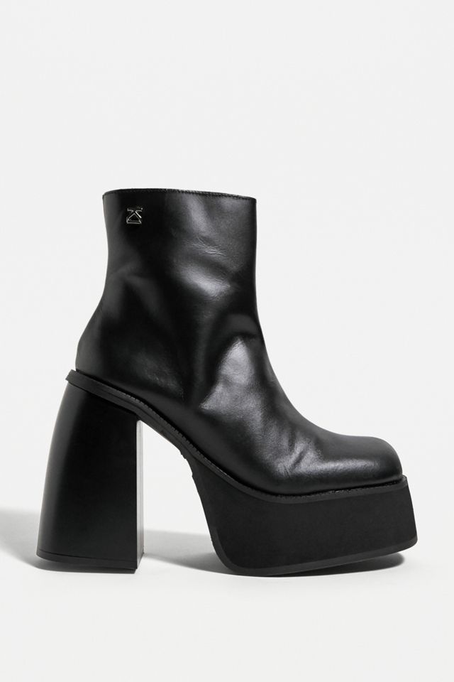 KALTUR – Ankle Boots in Schwarz mit Absatz #2