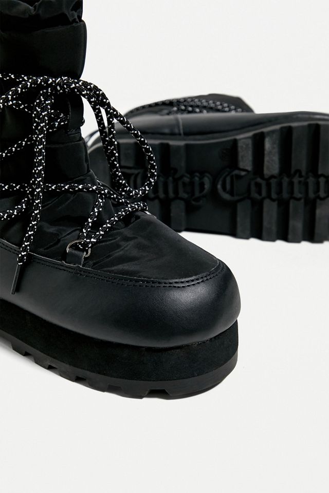 Juicy Couture Black Short Snow Boots #4