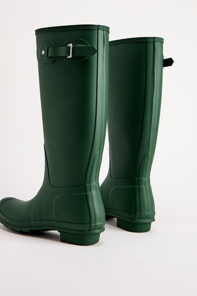 Hunter Green Classic Tall Wellington Boots #4