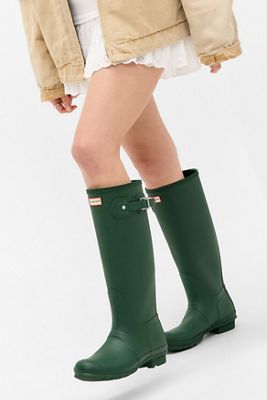 Stivali Wellington Alti Classici Hunter Verdi