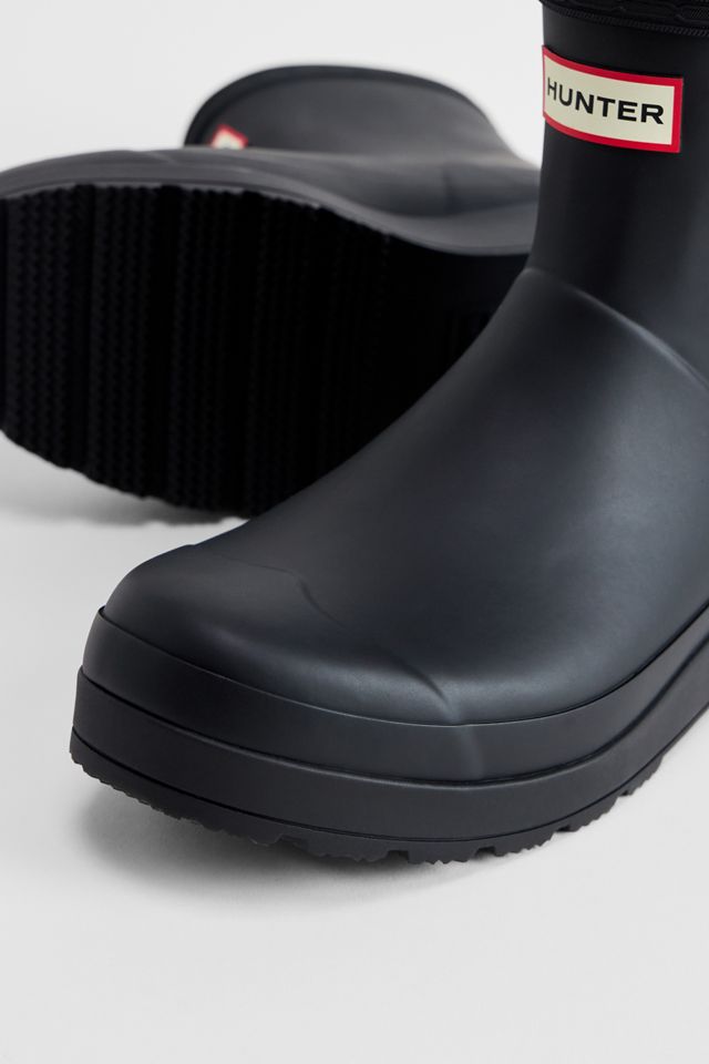 Hunter Schwarze Play Short Wellington Stiefel #4