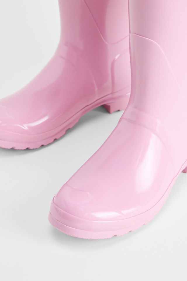 Botas Wellington Altas Clásicas Hunter Pink Gloss #4