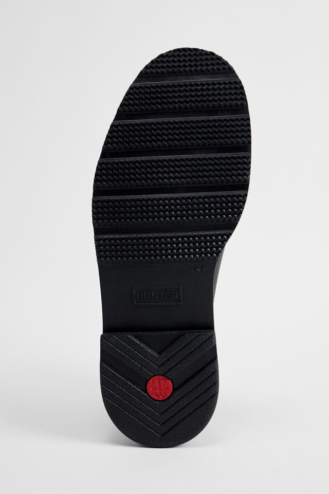 Hunter Schwarze Commando Chelsea Boots #3