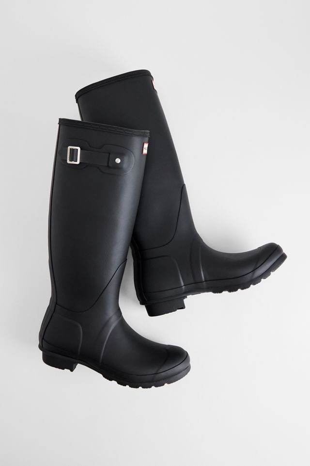 Hunter Schwarze Original Tall Wellington Stiefel #1