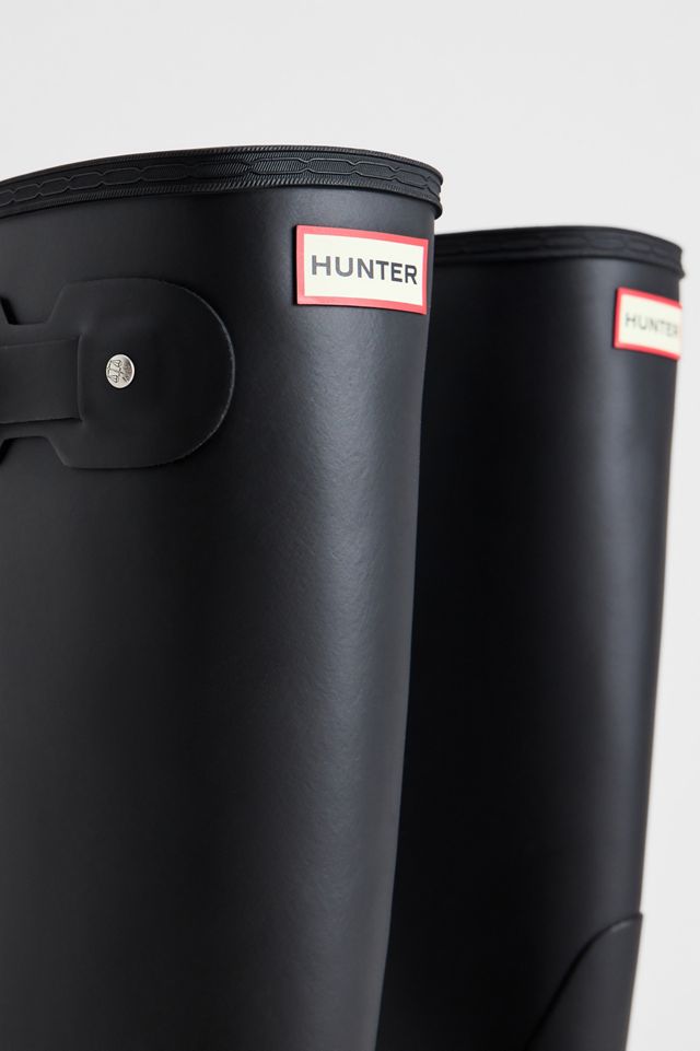 Hunter Schwarze Original Tall Wellington Stiefel #3