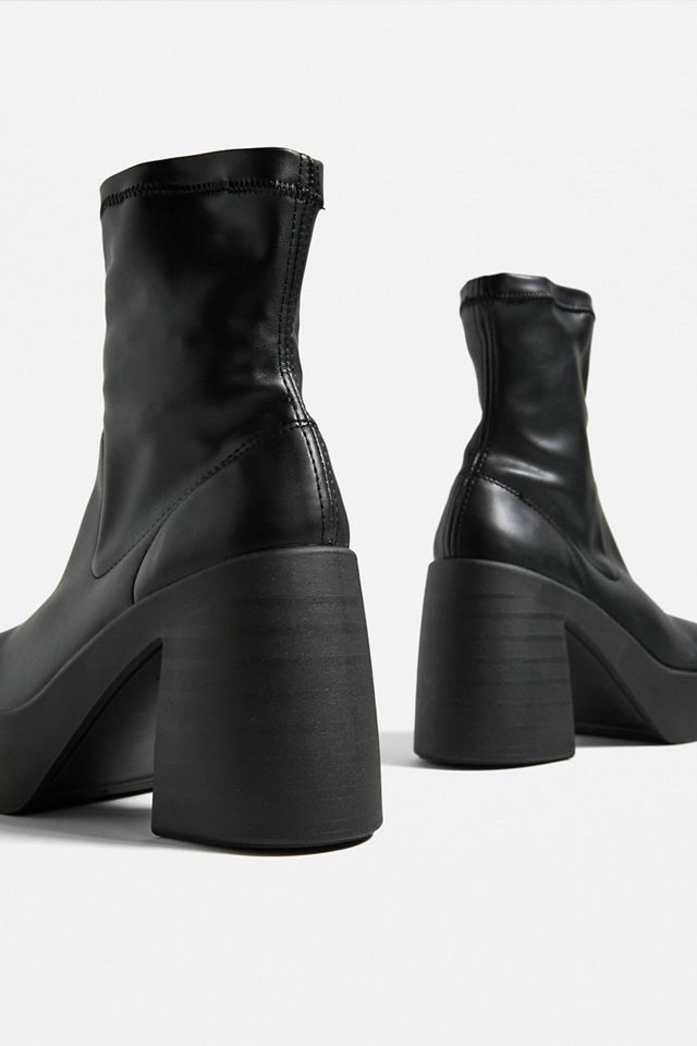UO – Sockenstiefel „Brink“ in Schwarz mit Plateausohle #4